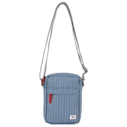 Roka Bond Hickory with Red Recycled Canvas Crossbody Bag - Red/Blue/White