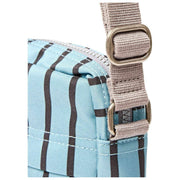 Borsa a tracolla in tela riciclata Roka Bond - Striscia blu