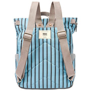 Zaino medio Roka Canfield B in tela riciclata - striscia blu
