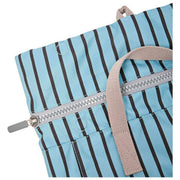 Zaino medio Roka Canfield B in tela riciclata - striscia blu