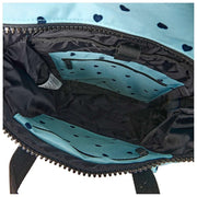 Zaino medio Roka Canfield B in tela riciclata - Cuori blu/blu