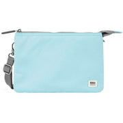 Roka Carnaby XL Recycled Canvas Crossbody Bag - Ice Blue