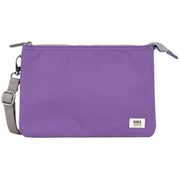 Roka Carnaby XL Recycled Canvas Crossbody Bag - Imperial Purple