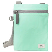 Roka Chelsea Sustainable Nylon Pocket Sling Bag - Capri Turquoise