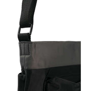 Roka Kennington B Medium Creative Waste Two Tone Recycled Nylon Crossbody Bag - Black/Graphite Grey