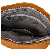 Borsa a tracolla media in nylon riciclato Roka Kennington B - Marrone biscotto
