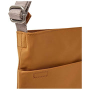 Borsa a tracolla media in nylon riciclato Roka Kennington B - Marrone biscotto