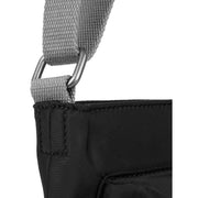 Roka Kennington M Medium Recycled Nylon Crossbody Bag - Black