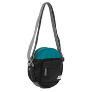 Roka Paddington B Creative Waste Two Tone Recycled Nylon Crossbody Bag - Marine Blue/Black