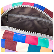 Borsa a tracolla in tela riciclata Roka Paddington B - banda larga multicolore
