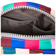 Borsa a tracolla in tela riciclata Roka Paddington B - banda larga multicolore