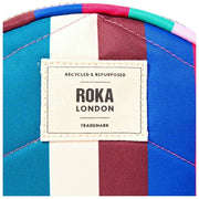 Borsa a tracolla in tela riciclata Roka Paddington B - banda larga multicolore