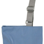 Roka Trafalgar B Hickory Stripe Recycled Canvas Tote Bag - Blue/White