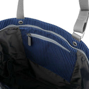 Roka Trafalgar B Recycled Canvas Tote Bag - Dark Wash Denim Blue