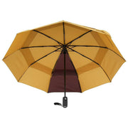 Roka Waterloo Recycled Nylon Umbrella - Corn Yellow/Plum Purple