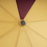 Roka Waterloo Recycled Nylon Umbrella - Corn Yellow/Plum Purple