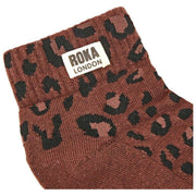Calzini Roka Wembley Anke - Mini Leopard Marrone organico