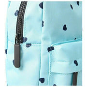 Borsa a tracolla grande Roka Willesden B in tela riciclata - Cuori blu/blu