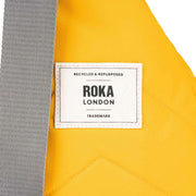 Roka Willesden B Large Recycled Nylon Scooter Bag - Saffron Yellow