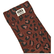 Calzini Roka Wimbledon Crew - Mini Leopard Marrone