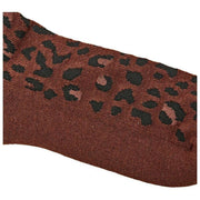 Calzini Roka Wimbledon Crew - Mini Leopard Marrone