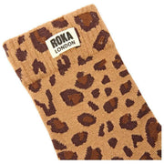 Calzini Roka Wimbledon Crew - Savannah Leopard Sand Beige