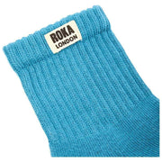 Calzini Roka Windsor Solid Crew - Blu Adriatico