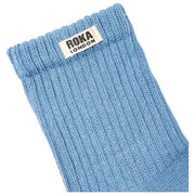Calzini Roka Windsor Solid Crew - Blu avio
