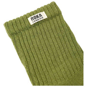 Calzini Roka Windsor Solid Crew - Verde avocado