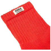 Calzini Roka Windsor Solid Crew - Rosso mirtillo