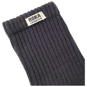 Calzini Roka Windsor Solid Crew - Nero sbiadito