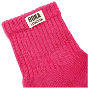 Calzini Roka Windsor Solid Crew - Rosso Granita