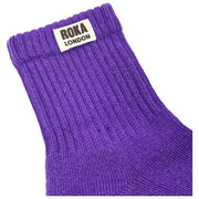 Calzini Roka Windsor Solid Crew - Viola