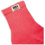 Calzini Roka Windsor Solid Crew - Sugar Coral Pink
