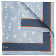 Fazzoletto da taschino Simon Carter Gervaise - Blu/Bianco