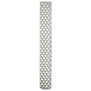 Simon Carter Hatch Tie Slide - Argento