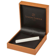 Simon Carter Hatch Tie Slide - Argento