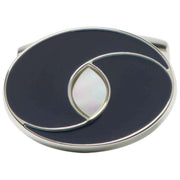 Gemelli con occhio ovale Simon Carter - Blu marino/Argento