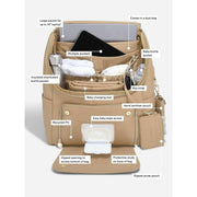 Zaino fasciatoio Stackers - Camel Tan