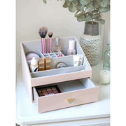 Organizer per trucchi Stackers Classic - Blush/Oro