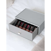 Cassetto per smalti classici Stackers - Grigio ghiaia