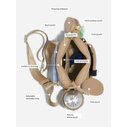 Borsa da passeggio per cani Stackers - Camel Tan