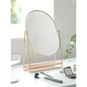 Specchio da toeletta Stackers e supporto per gioielli - Blush/Oro