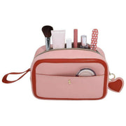 Borsa per cosmetici Stackers Heart - rosa/rossa