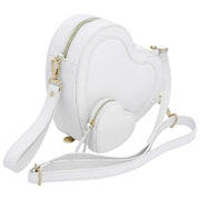 Borsa a tracolla Stackers Heart - Pebble bianco