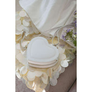 Borsa a tracolla Stackers Heart - Pebble bianco