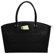 Borsa tote da lavoro grande Stackers - nera