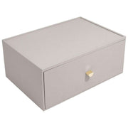 Organizer per trucchi supersize con cassetto profondo Stackers - Tortora