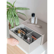Organizer per trucchi supersize con cassetto profondo Stackers - Tortora