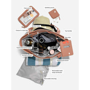 Borsa tote da viaggio Stackers Wave - Arancione deserto